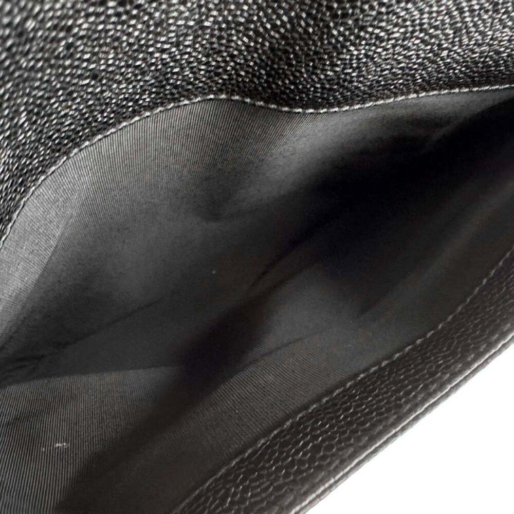 CHANEL Black Caviar Leather Shoulder Bag - Picture 7 of 15